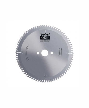 König 250X3.2X30 MM 80 Diş Laminant Kesme Testeresi - Sessiz -Hm-