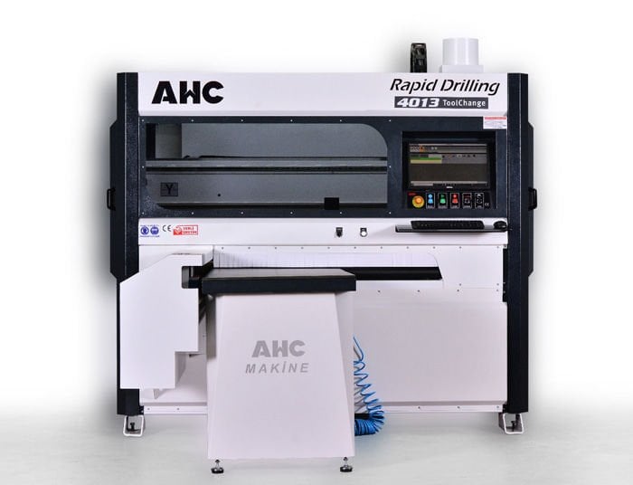 AHC Makine Rapıd Drıllıng Toolchange 4013 Otomatik Takım Değiştirmeli Cnc Kontrol Üniteli Çoklu Delik Makinesi