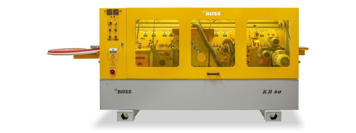 Boss KB60 Baş Son Kesmeli Kenar Bantlama Makinesi