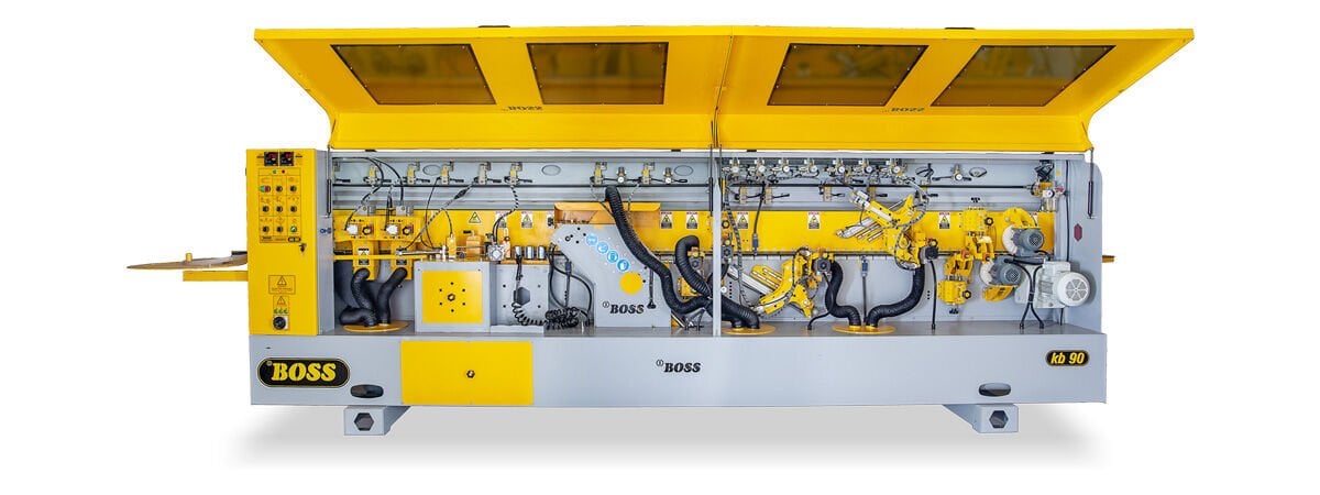 Boss KB 90 Ön Freze , Başson Kesme , Trım, Kanal Açmalı Kenar Bantlama Makinesi