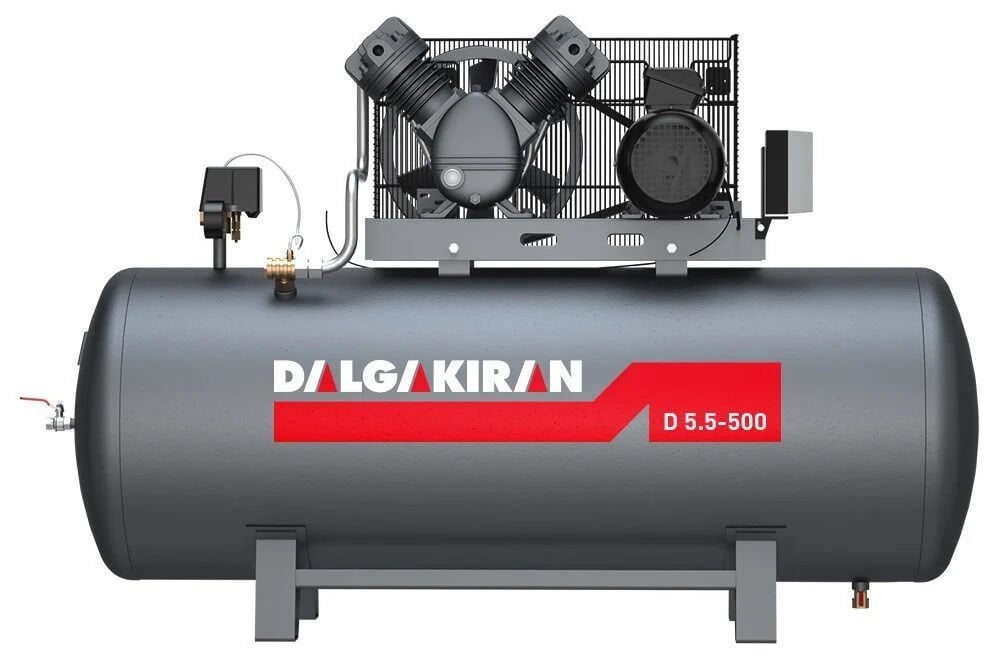 Dalgakıran D 5.5 -500 Litre 5.5 HP  Kompresör