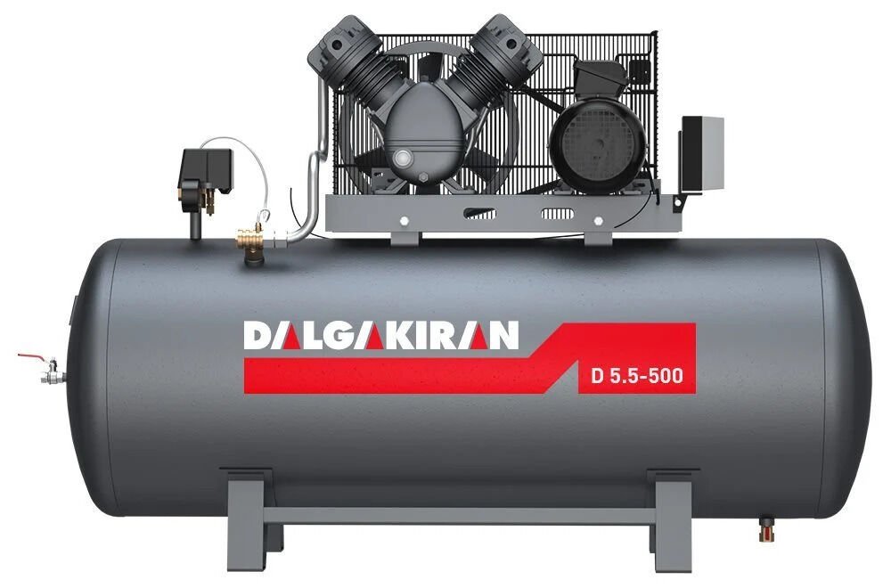 Dalgakıran D 5.5 -500 Litre 5.5 HP  Kompresör